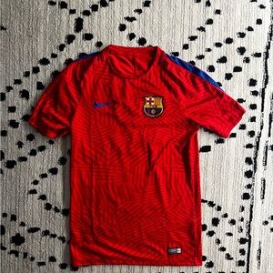 Nike FC Barcelona Nike Red Soccer Jersey